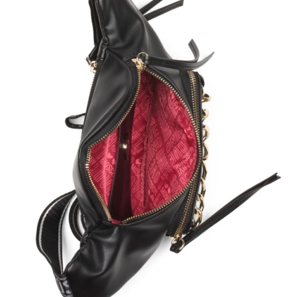 NWT Love MOSCHINO CHAIN WAIST LOGO BAG New WITH TAG​​​​ - Picture 4 of 8
